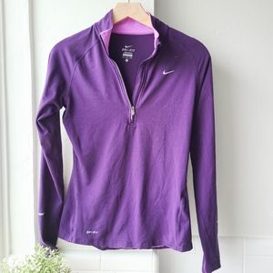(SOLD ELSEWHERE) womens Nike Dri-Fit Quarter Zip Pullover